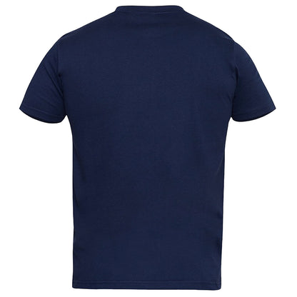 Plus Size Flyers Plain T-Shirt Navy