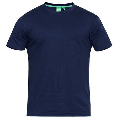 Plus Size Flyers Plain T-Shirt Navy