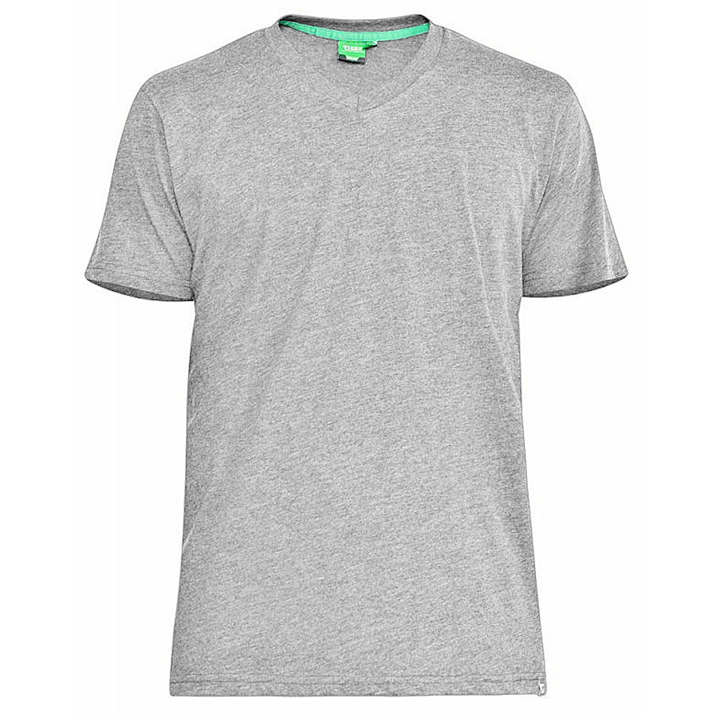 Plus Size Signature V-Neck T-Shirt Grey Melange