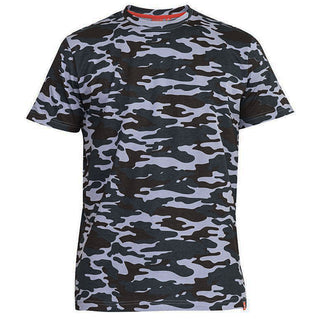 D555 Plus Size Gaston Camouflage T-Shirt Storm