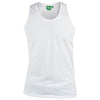 Plus Size Fabio Plain Vest White