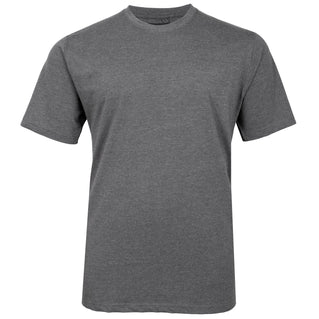 Solid State Plus Size Houston Premium Weight T-Shirt Charcoal Marl