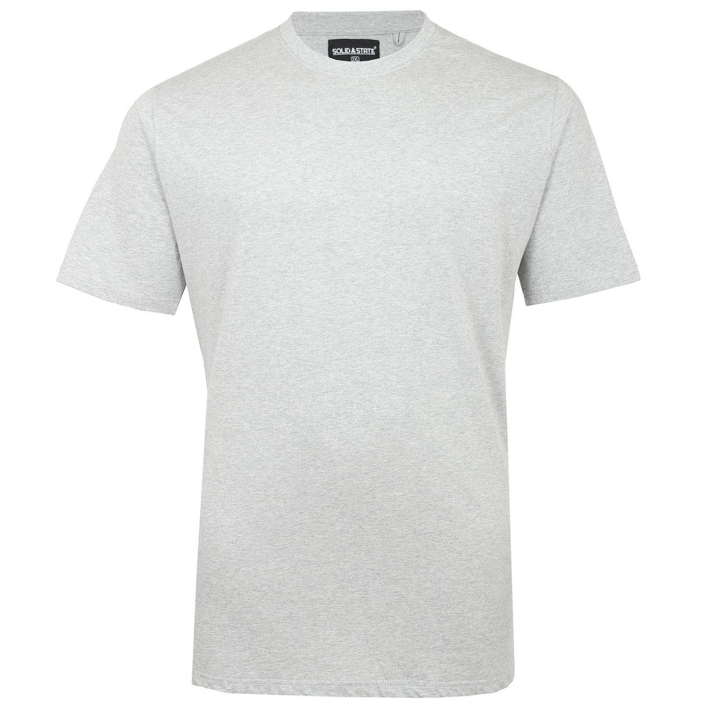 Plus Size Houston Premium Weight T-Shirt Grey Marl