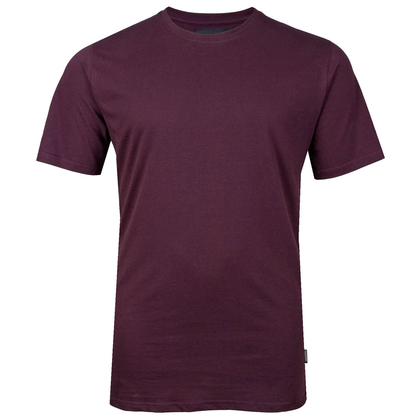 Solid State Plus Size Houston Premium Weight T-Shirt Burgundy