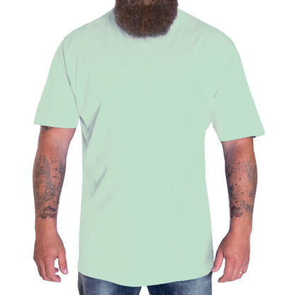 Solid State Plus Size Houston Premium Weight T-Shirt Aqua