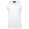 Plus Size Boston Muscle Vest White