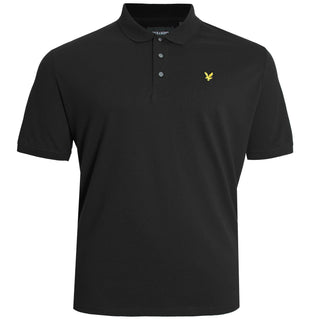 Lyle & Scott Plus Size Sp400 Plain Polo Black