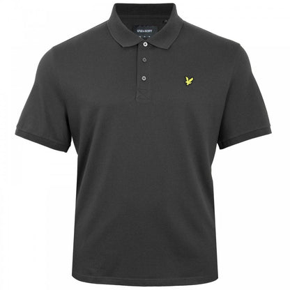 Lyle & Scott Plus Size Polo Shirt Gunmetal