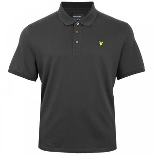 Lyle & Scott Plus Size Sp400 Plain Polo Gunmetal