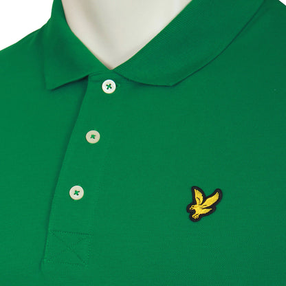 Lyle & Scott Plus Size Sp400 Plain Polo Court Green