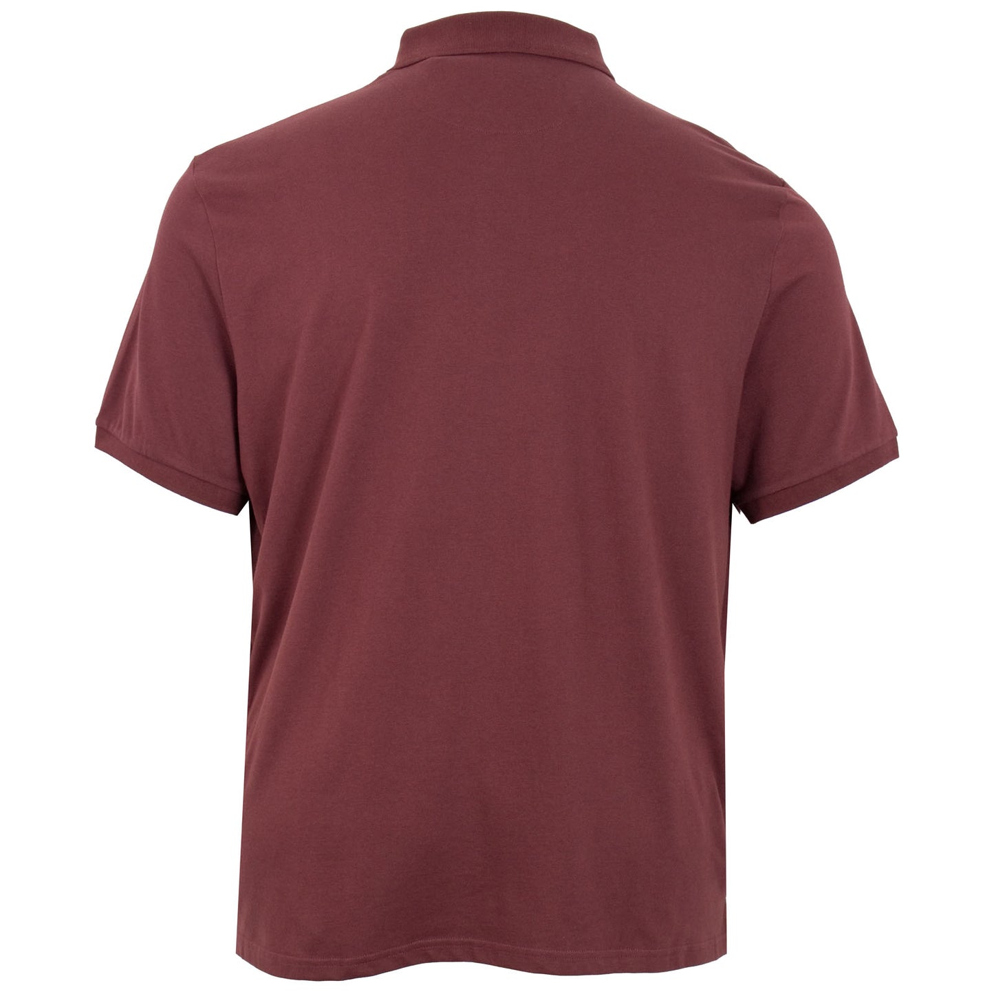 Plus Size Sp400 Plain Polo Burgundy