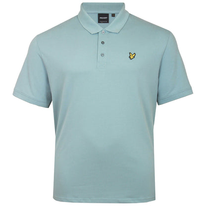 Plus Size Sp400 Plain Polo Slate Blue