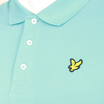 Lyle & Scott Plus Size Sp400 Plain Polo Alpine Sky