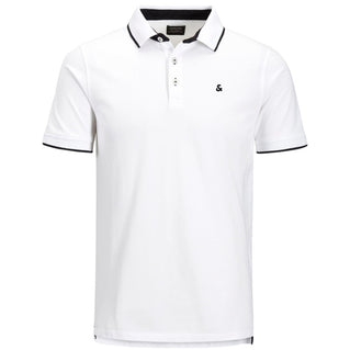 Jack & Jones Plus Size Paulos Polo White