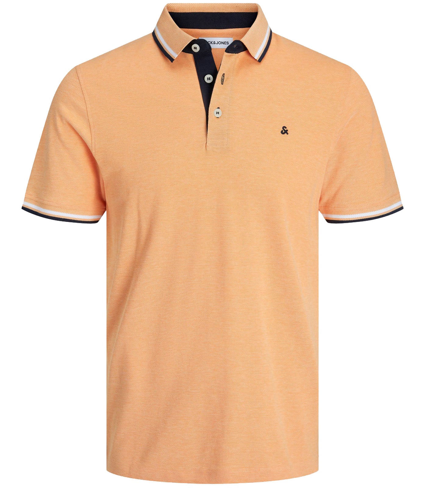 Jack & Jones Plus Size Paulos Polo Apricot Ice