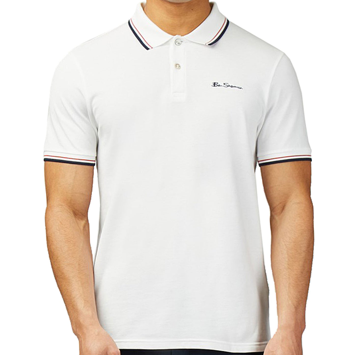 Plus Size 1012790 Signature Polo White