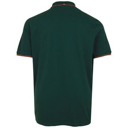 Plus Size Signature Tipped Polo Dark Green