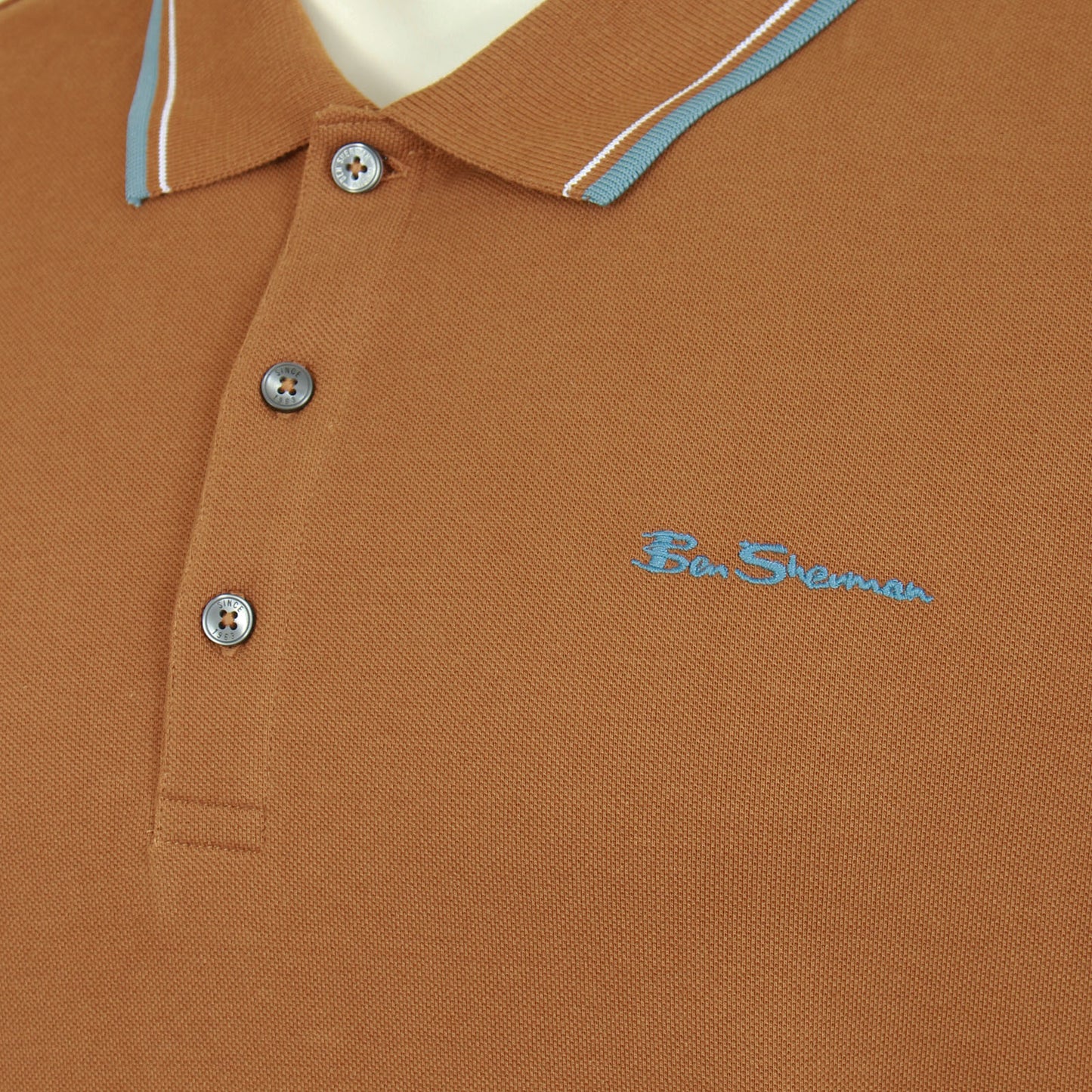 Plus Size Signature Tipped Polo Ginger