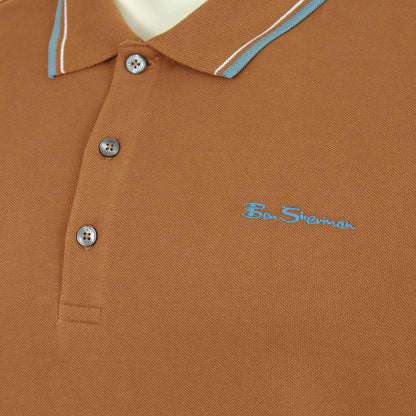 Plus Size Signature Tipped Polo Ginger