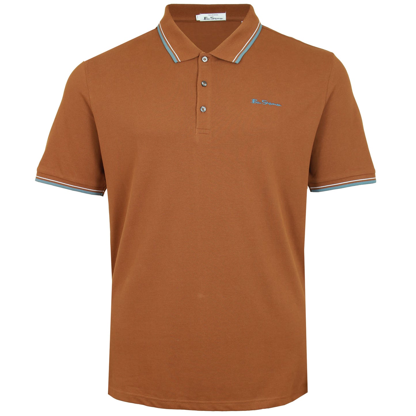 Plus Size Signature Tipped Polo Ginger