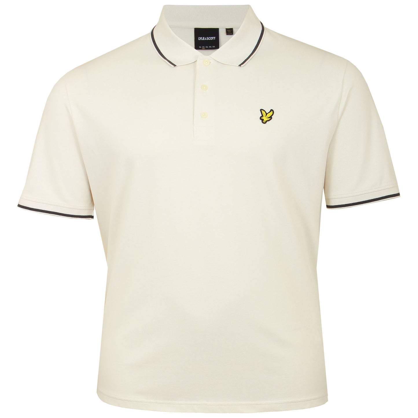 Lyle Sp1524 Tipped Polo Chalk