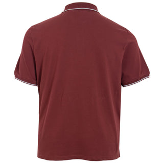 Lyle & Scott Plus Size Tipped Polo Shirt Burgundy