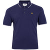 Plus Size Sp1524 Tipped Polo Navy