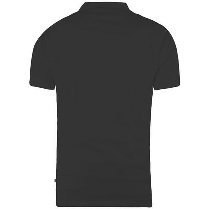 Plus Size Grant Pique Pocket Polo Black