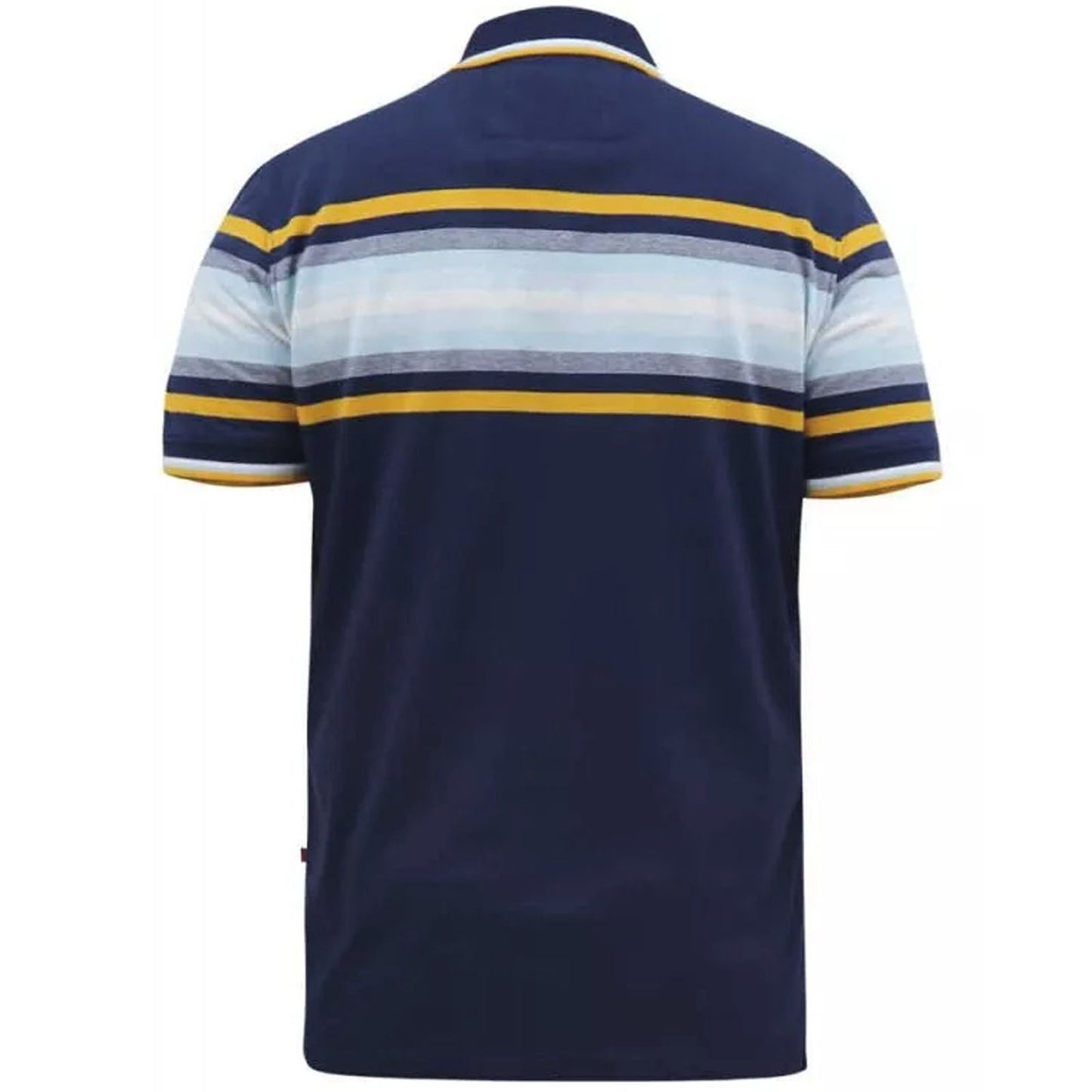 Plus Size Peldon Chest Stripe Polo Denim