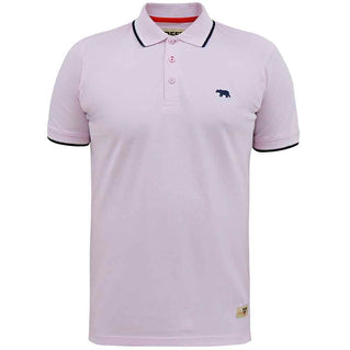 D555 Plus Size Hamford Twin Tipped Polo Pink