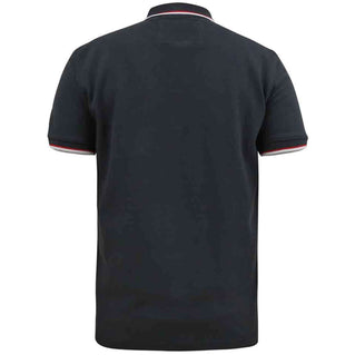 D555 Plus Size Kirby Twin Tipped Polo Black