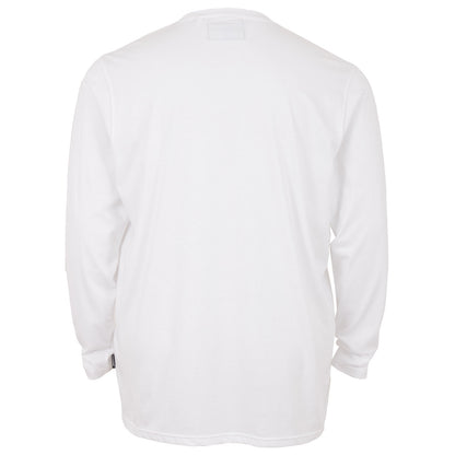 Plus Size Chicago Premium Weight L/S T-Shirt White