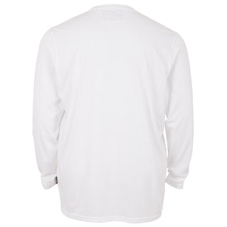 Solid State Plus Size Chicago Premium Weight L/S T-Shirt White