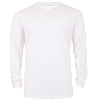 Plus Size Chicago Premium Weight L/S T-Shirt White