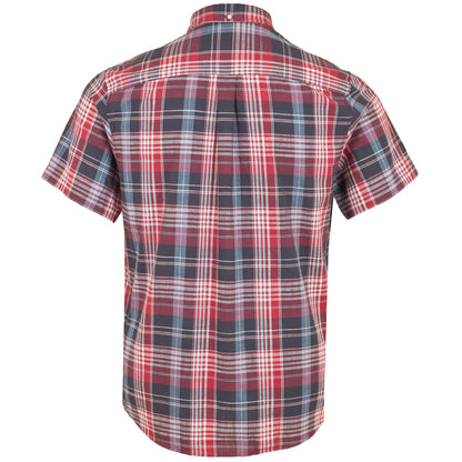 Plus Size Holzman Check S/S Shirt Biking Red