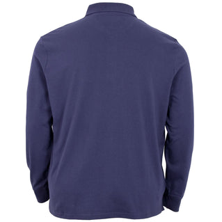 Lyle & Scott Plus Size Lp400 Long Sleeve Polo Navy