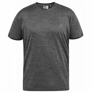 D555 Plus Size Andrew Dry Wear T-Shirt Black/Grey Reno