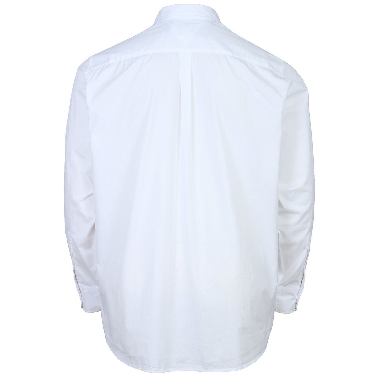 Tommy Hilfiger Plus Size Poplin Solid Long Sleeve Shirt White