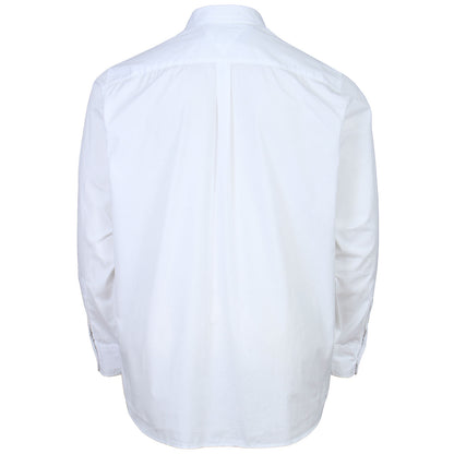 Tommy Hilfiger Plus Size Poplin Solid Long Sleeve Shirt White