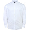 Tommy Hilfiger Plus Size Poplin Solid Long Sleeve Shirt White