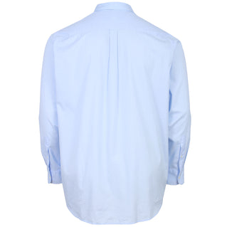 Tommy Hilfiger Plus Size Poplin Solid Long Sleeve Shirt Sweet Blue