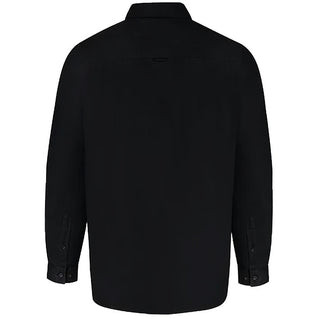 D555 Plus Size Richard Basic Oxford L/S Shirt Black