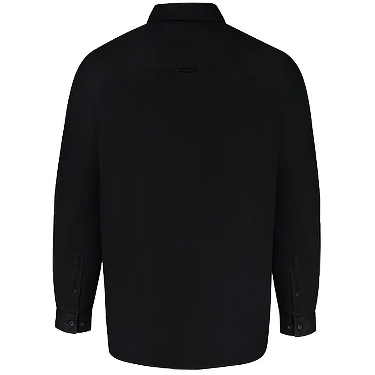 Plus Size Richard Basic Oxford L/S Shirt Black