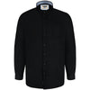 D555 Plus Size Richard Basic Oxford L/S Shirt Black