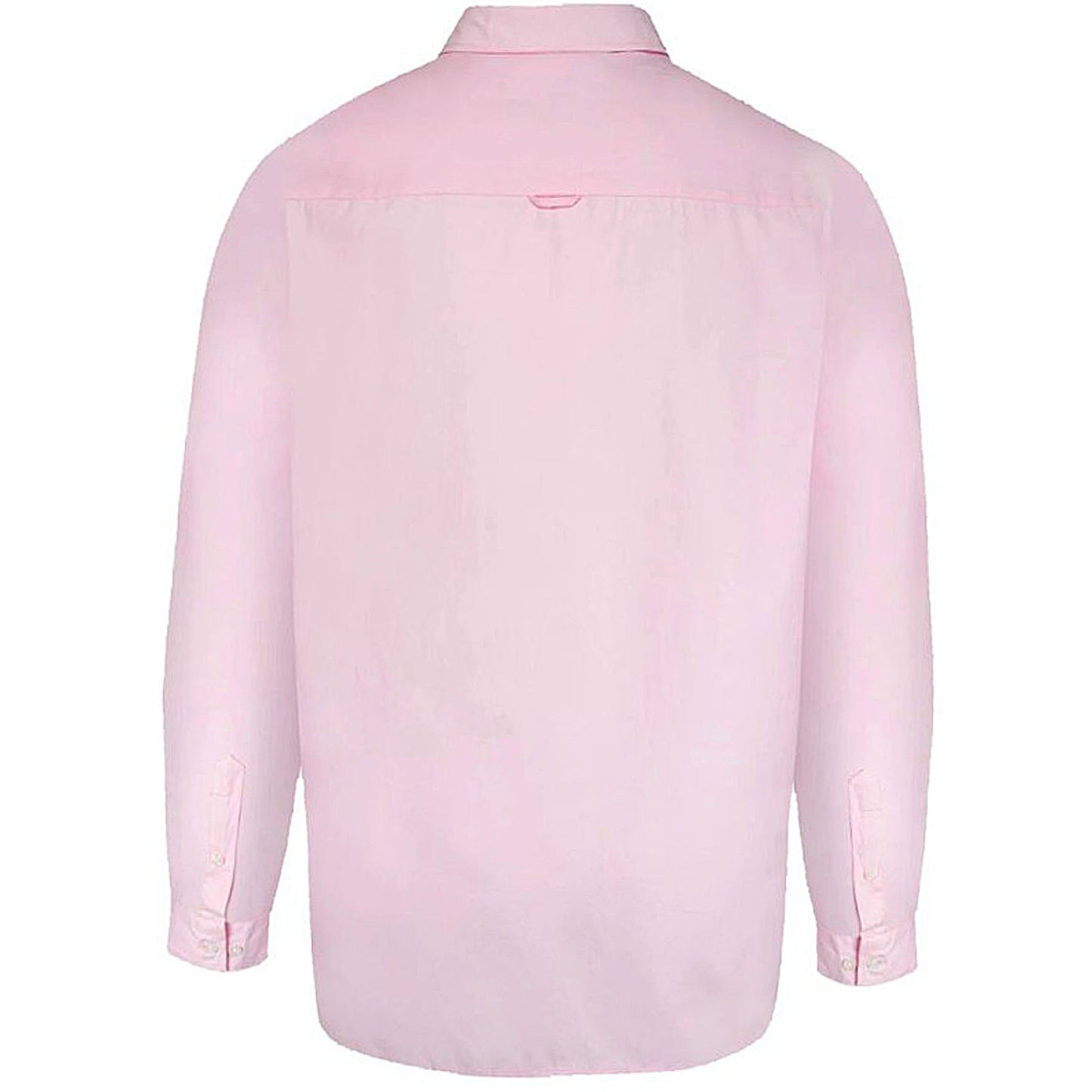 Plus Size Richard Basic Oxford L/S Shirt Pink