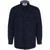 Plus Size Richard Basic Oxford L/S Shirt Navy