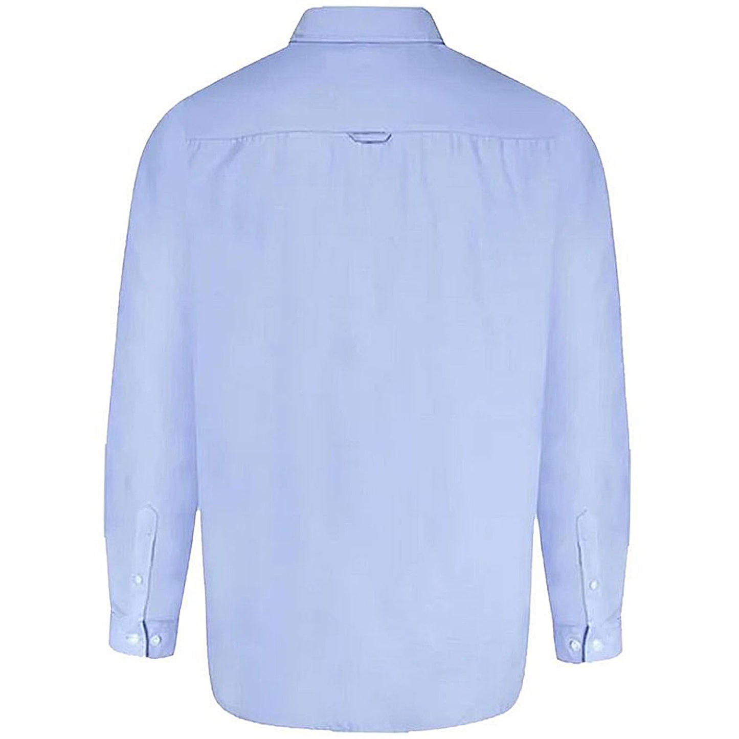 Plus Size Richard Basic Oxford L/S Shirt Sky Blue