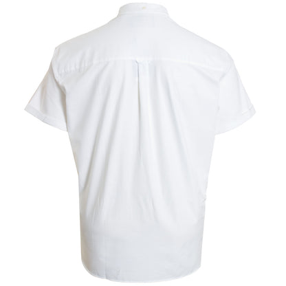 Plus Size Sw2004 Oxford S/S Shirt White