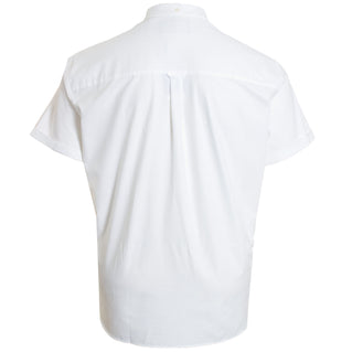 Lyle & Scott Plus Size Oxford Short Sleeve Shirt White