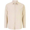 Plus Size Linen Blend L/S Shirt Crockery